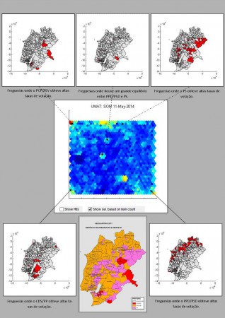 Legislativas 2011: principais clusters partidários
